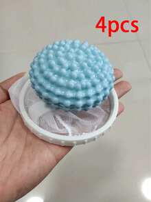 4/3/1 buah Penangkap Serat dan Rambut Terapung yang Dapat Digunakan Kembali untuk Mesin Cuci, Kantung Filter Jala untuk Mesin Cuci Pakaian, Menangkap Bulu Hewan Peliharaan, Benang & Serpihan, Alat Pembersih Pakaian Rumah Tangga Anti-Penyumbatan - beraneka warna - View 12