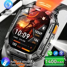 GUHUAVMI 1pc 2026 New Outdoor Sports Smart Watch For Men, 1400mAh Ultra-Large Battery Capacity, Dual-Color LED Flashlight, 2.01-Inch HD Full Touch Screen, Supports SOS Flashing Mode, Sound Alarm Mode, Bluetooth Calling, Voice Assistant, Reminder Function, IPX8 Waterproof, GPS Sports Tracking, 100+ Sports Modes, Health Monitoring Smart Watch Compatible With IPhone And Android - View 16