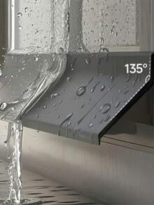 4.5/5.5CM Self-Adhesive Window Rain Guard, Outdoor Wind And Rain Barrier, Sliding Window Waterproof Strip, Exterior Window Sill Plastic Isolation Board, Bathroom Decor, Trimmable - Multiple Styles - View 1