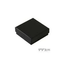 Luxury Black Jewelry Box With Removable Lid, Premium Empty Gift Storage Box For Necklace, Bracelet, Ring, Packaging Display Box - Black - View 17