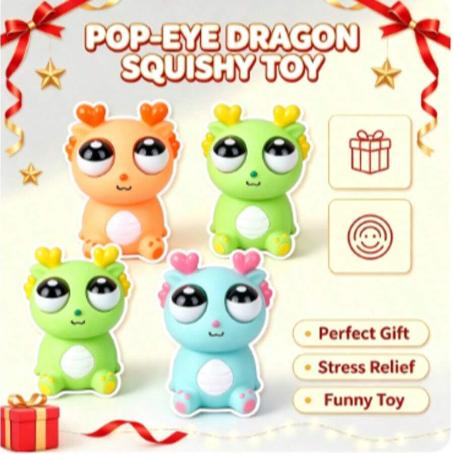 1pc Grumpy Cute Deer Random Shipment Anxiety Relief TPR Soft Squeeze Toy #SquishyToy #FidgetToy #StressReliefToy #SqueezeToy #TikTokViralToy #NoveltyToy