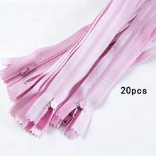 Mixed Color #3 Nylon Zipper, 7.87 Inch Closed Length, Suitable For DIY Handmade Zipper, Can Be Used For Bags, Clothing And Sewing Projects - 20 pcs - View 15