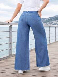 Women Jeans - Blue - View 4