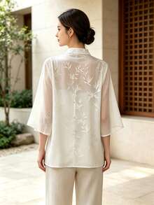 Hanfu Tops - Apricot - View 3