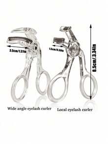 2/1pc Professional Eyelash Curler And Wide-Angle Shaping Tool, Non-Slip Handle, Wide-Angle Design For Long-Lasting Curl, Precise Eyelash Curling Rod, Suitable For Home Or Salon Use, Essential Ergonomic Beauty Tool - Multicolor - View 7