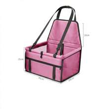 1pc Portable Car Pet Carrier Bag, Foldable, Super Breathable, Waterproof, Stain-Resistant Pet Bed, Suitable For Small And Medium Cats And Dogs - Multicolor - View 6