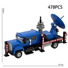 New Storm Chasing Red Giant TIV2 Tornado Interceptor Vehicle Storm Titus Building Block Assembly Model Toy Gift - Multiple Styles - View 1