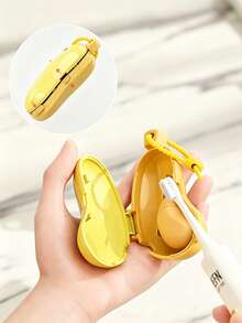 Hộp đựng bàn chải đánh răng cầm tay hình quả chuối, giá đỡ bàn chải chống bụi, phù hợp cho bàn chải đánh răng thủ công và điện, giữ sạch sẽ và bảo vệ, hộp bảo vệ bàn chải du lịch - Nhiều màu - Xem 7