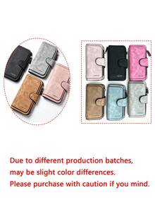 Vintage Floral Bow Knot Women's Long Wallet, Multi-Card Slot Large Capacity Purse, PU Leather Zipper Coin Pouch Phone Clutch, Daily Accessory - Multicolor - View 10
