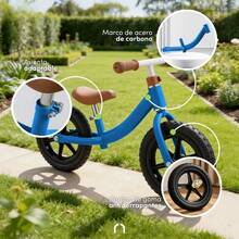 Kids Balance Bikes - Blue - View 4