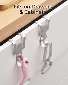 2pcs/4pcs Stainless Steel Hanging Storage Rack - Multiple Styles and Colors - View 11