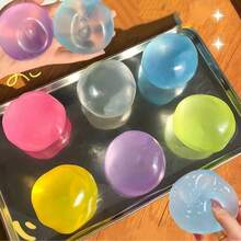 1 pieza Pelota de aceite de coco hecha a mano, juguete para aliviar la ansiedad, juguete para los dedos, juguete para aliviar el estrés de las manos, juguete de Pascua, juguete para apretar, juguete para aliviar el estrés, aliviar la ansiedad, relajar el estado de ánimo, regalo para fiestas, relleno de regalo de cumpleaños, juguete para apretar y aliviar el estrés esponjoso, rebote lento, alivio del estrés, pelota para apretar, TPR suave, sonido crujiente, alivio de la ansiedad, juguete sensorial, ASMR, decoración, regalo, squishies, Need Oh, Halloween, squishys, capullo - Multicolor - Ver 4