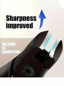 Professional Stainless Steel Hard Toenail Clippers, Extra Large Opening, Easy To Trim, Premium Material, Ergonomic Design, Comfortable Grip, Waterproof, Ultra Sharp, Durable - Suitable For Thick Hard Toenails, Classic Style - Multicolor - View 4