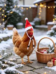 Pet Chicken Carrier Bag - Durable Polyester Material; Suitable For Transporting Ducks And Roosters, And For Catching; Coop Accessories & Chicken Supplies - Multicolor - View 2