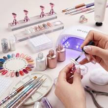 2/1 cái giá đỡ nghệ thuật móng tay kiểu nhấn, bàn tay tập làm móng, giá trưng bày nghệ thuật móng tay, dụng cụ DIY cho người mới bắt đầu salon, đế tập làm móng điều chỉnh được, giá trưng bày nghệ thuật móng tay để bàn, đạo cụ chụp ảnh móng tay, phụ kiện làm móng tại nhà - Nhiều màu - Xem 10