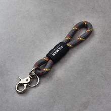 Multifunctional Braided Rope Keychain 10-In-1 Wrist Strap, Equipped With Heavy Duty Climbing Carabiner Clip, Suitable For Camping Hiking Outdoor Daily Use, Men & Women Outdoor Enthusiasts, EDC Durable Hanging Rope, Camera Water Bottle Key Earphone Case Bag Pendant - Multicolor - View 35