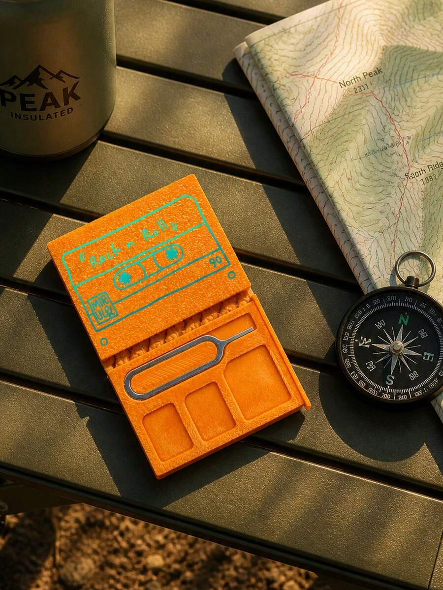 Sim Card Holder, Includes Sim Ejector Tool; Compact And Portable; Shockproof ; Secure Storage For Sim And Tf Cards; Mobile And Digital Accessory. - Multicolor - View 1