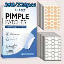 Patch Jerawat Lembut dan Nyaman, Ramah di Kulit dan Alami untuk Perawatan Patch Jerawat, Menutup Noda dan Menyamarkan Jerawat - Bulat - View 7