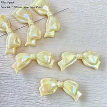 Solid Color AB Acrylic Small Fresh Bow, Loose Bead Bead Bead, Handmade DIY Mobile Phone Chain, Necklace Accessories - Multicolor - View 31