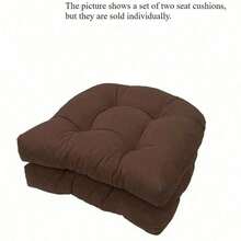 Thickened U-Shaped Outdoor Tufted Seat Cushion, Suitable For Patio, Living Room, Office, Garden And Yard - A - View 16