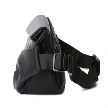 Shoulder Bag_Waterproof Matte Leather Crossbody Bag, Adjustable Strap, Multiple Compartments_Perfect For Daily Commute And Outdoor Activities_Black Daily Commute Bag_Casual Crossbody Bag - Multicolor - View 6