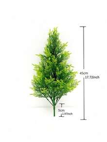 1pc Artificial Pine Tree Greenery, Realistic Trunk And Needles, Green, Suitable For Landscape Garden, Entrance, Backyard, Patio, Dining Table Decor, Easter, Christmas, Mother's Day, Bridal Shower And Other Occasions, No Pot Needed, Suitable For All Seasons - Multicolor - View 5
