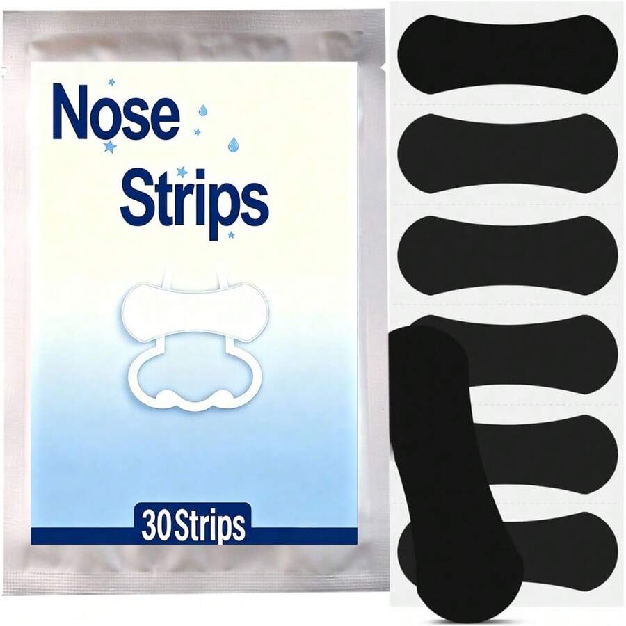 10/30/60pcs Nose Strips, Nose Tape For Day And Night Breathing - Multicolor - View 1
