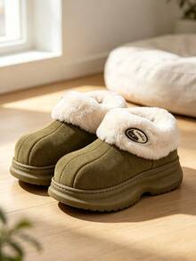 Women Snow Boots - Army Green - View 3