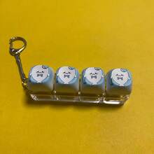 1pc Cute Cartoon Keycap Stress Relief Fidget Keychain ASMR Clicky Button Pressure Release Toy Miniature Mechanical Keyboard Pendant Bag Charm Anxiety Relief Sensory Gadget Backpack Accessory Gift For Girls And Teens - Multicolor - View 11