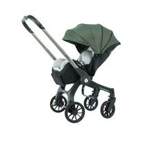 YAZOCO 2-In-1 Travel Baby Stroller Lightweight, Folds InOne Click, Large Capacity Bottom Storage Basket, Anti-Slip Wheels, Convertible, For Toddlers - Green - View 1