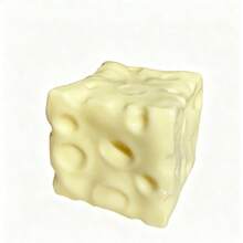 1pc Soft Hand Toy, Giant Pale Yellow Cheese Shaped, Filled With Coconut Oil Cream Cheese, Silent Stress Relief Sensory Toy, Suitable For Desktop Focus And Relaxation, 2026 Popular Non-Bouncing Fidget Toy - Multicolor - View 17