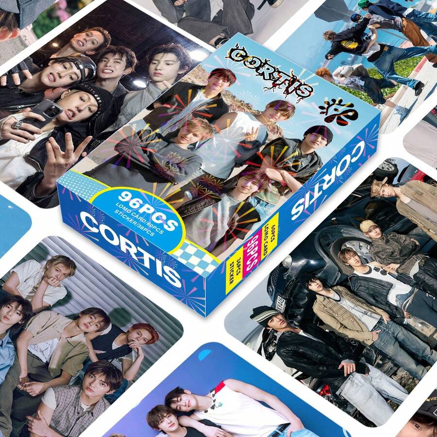 96pcs COR TIS Peripheral Set 96PCS LOMO Cards + Stickers High Definition Non-Repeating Celebrity Photo Cards Fan Collection Gift These Brightly Colored And Durable Cards Are An Excellent Gift For Fans And Friends. This Is A Gift That Is Hard To Resist