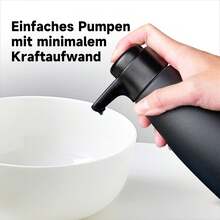 Stainless Steel Soap Dispenser 450 Ml, Kitchen Countertop Pump Bottle For Liquid Soap, Refillable Household Bottle For Dish Soap And Hand Sanitizer, 10 X 19.6 Cm - 1pc - View 3