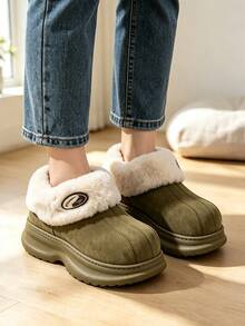 Women Snow Boots - Army Green - View 1