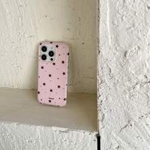 Vintage Black Brown Tortoise Shell Foil Texture Phone Case Compatible With IPhone 16 Pro Max Apple 15 Soft Shell 14 New 12 Pro Full Coverage 13 Pro Max Anti-Drop Protective Cover Women 18 Pro Max Niche 18 - Pink - View 5