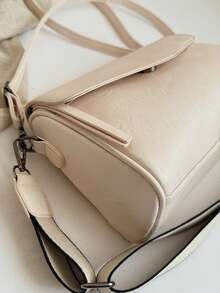 Retro Korean Style Women's Shoulder Bag Casual Versatile Crossbody Bag Spring 2026 Fashion PU Leather Bags - White - View 5