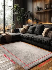 1 Piece Of Colorful Floral Living Room Sofa Carpet, Made Of 6mm Imitation Cashmere Material, Soft And Machine Washable, Ideal For Seasonal Decorations Throughout The Year. - Multicolor - View 13