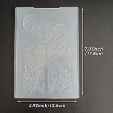 Christmas Embossing Plate Template, Winter Snowflake Gift Christmas Hanging Decoration Pattern DIY, Scrapbook Greeting Card Planner Decoration, Compatible With Most Embossing Machines - Christmas - View 5