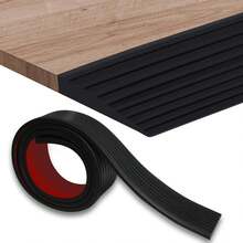 100cm/39.37inch-7.5cm/2.95inch Self-Adhesive PVC Threshold Ramp Strip, Self-Adhesive Slope Pad, Threshold Transition Strip, Easy To Install, Suitable For Thresholds, Home Decor - Wide-grooved Ramp Mat - View 7