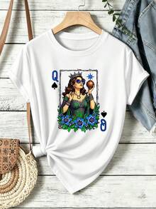 Women T-Shirts - White - View 2