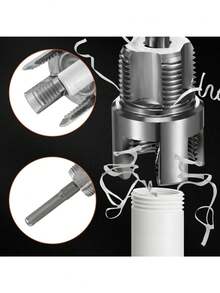 5pcs Heavy Duty Pipe Threading Tool Set, Suitable For 1/2", 3/4" And 1" Internal/External Threads And PVC/Plastic Pipes, Suitable For Water Pipe Installation, Suitable For PVC, PPR And MPP Pipe Systems - Pipe Threading Tool - View 5