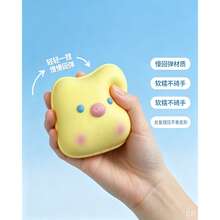 Cute Pig Toast Squishy Fidget Toy, Super Soft Slow Rebound Squeeze Toy, Cartoon Embossed Pig Face Bread‑Shaped Stress Relief Decompression Toy, Creative Desktop Ornament For Party Holiday Gift - Multicolor - View 2