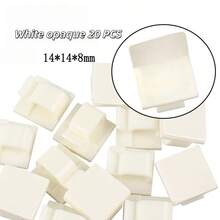 20pcs Upgraded R-Type Self-Adhesive Cable Clips, Suitable For Ethernet Cables And Wires, No Drilling Required, Reusable Self-Adhesive Cable Organizers With Strong Sticky Backing, Plastic-Like Fixation Effect, Applicable To Various Cables - A - View 13
