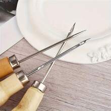 أداة ثقب الشموع DIY، مثقاب يدوي مخروطي دائري للثقوب، قالب سيليكون، أداة خشبية مساعدة عملية صغيرة لثقب الشموع، مجموعة 3 قطع - أنماط متعددة - مشاهدة 6