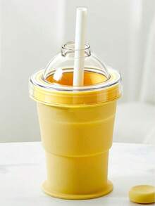 Botol Minum Multifungsi 400ML 2-in-1: Gelas Bola Es Silikon Lipat, Baki Es Batu, Gelas Pembuat Es, Botol Air Musim Panas - MultiWarna - View 7