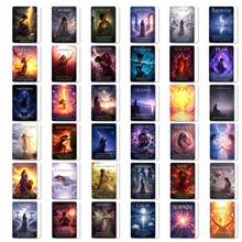 36Pcs Emotion Oracle Cards, Feelings Guidance Prompt Cards With Printed Meanings For Self‑Reflection Mindfulness Emotional Healing And Inner Self Growth Practice - Sets - View 5