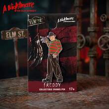 Monogram Warner Bros 1PC Official Licensed  Freddy Metal Enamel Brooch Pin Badge Outfit Backpack Decor Halloween Holiday Gift - Burnt Orange - View 7