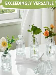 3Pcs 50ML Empty Aromatherapy Diffuser Bottles, DIY Fillable, Home Decor Vases, Party Gifts, Aromatherapy Accessories (Without Bottle Caps) - 50ml - View 3