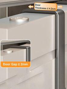 1pc Carbon Steel No-Drill Door Hook - Heavy Duty Metal Multi-Function Towel Rack | Space-Saving Vertical Design Storage Hanging Rack | Bathroom Door Towel Rack, Titanium Gold, No Drilling Required, Suitable For Bedroom - View 8