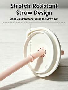 1pc Silicone Water Cup With 304 Stainless Steel Inner Liner (Includes Straw Lid) Baby Training Cup, Stage 1 Learning Feeding Cup - Stainless Steel Water Cup - View 5